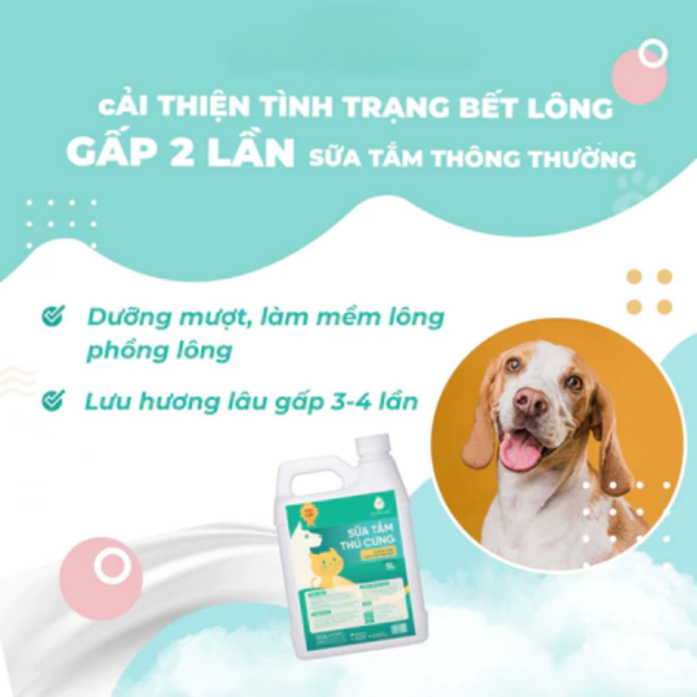 Can 5L Sữa tắm chó mèo Cao Cấp